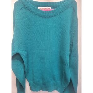 Kids McGregor Sweater Green Knit Pullover Crew‎ Neck Long Sleeve